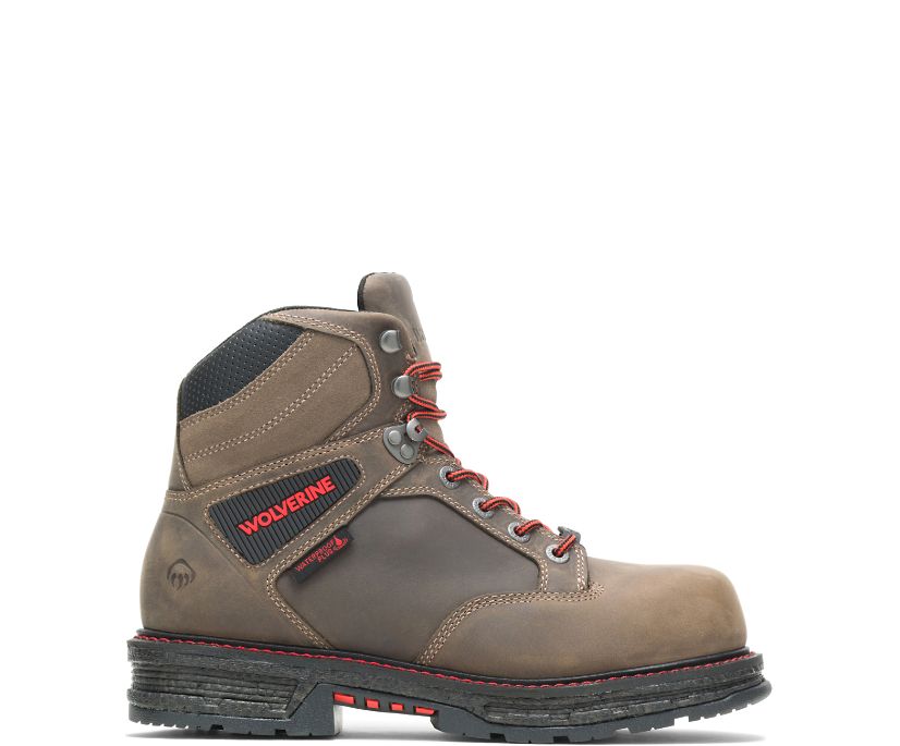 Bottes de Travail Wolverine Hellcat UltraSpring™ 6" CarbonMAX Homme - Cafe (XZH086421)